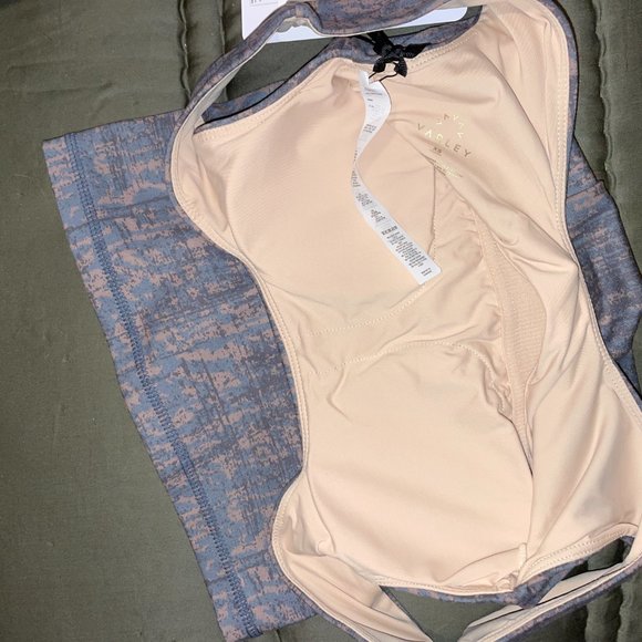 NWT Varley Aletta Abstract Printed Activewear Tank Top XS - Picture 6 of 6